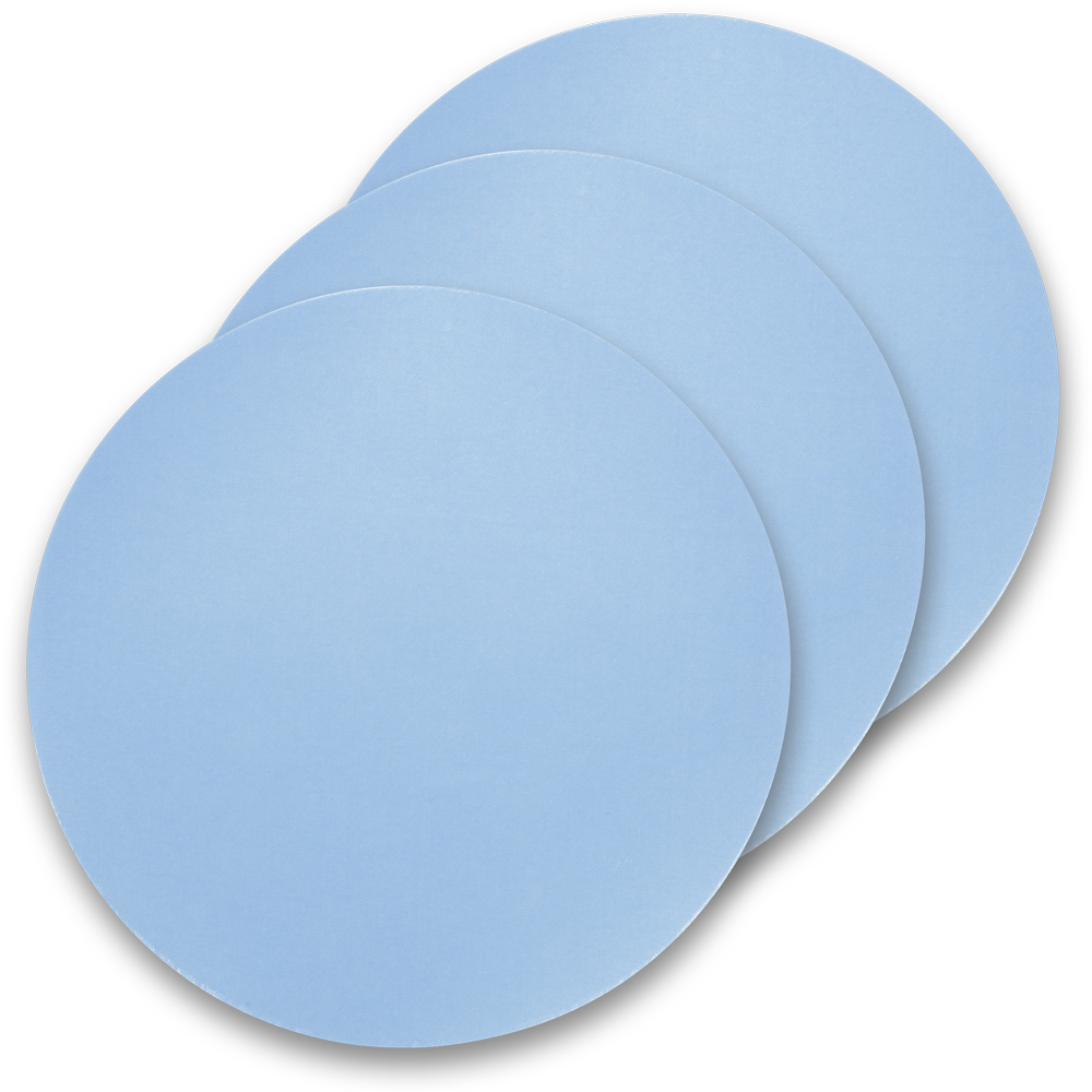 A picture of Hacosilk Light Blue polishing pad